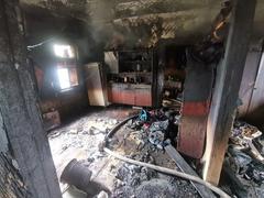 Пожар жилого дома в д. Небытов