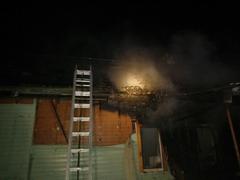 По улице Котовского райцентра горел дом