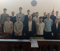 Профориентационная экскурсия в суд г.Хойники