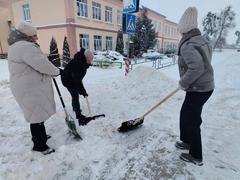 Снежный десант в деле