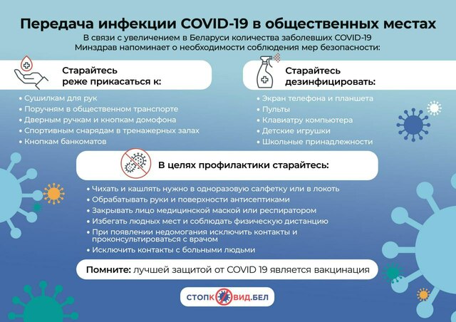 ИНФОРМАЦИОННЫЕ МАТЕРИАЛЫ ПО ПРОФИЛАКТИКЕ РАСПРОСТРАНЕНИЯ ИНФЕКЦИИ COVID-19 И ВАКЦИНАЦИИ